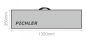 Preview: Flächenschutztasche 1350x350mm 2 Stück